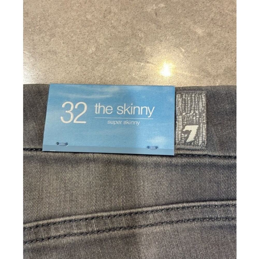 7 For All Mankind Women’s Skinny Jeans Size 32, Luxe Vintage, Cher Grey - Picture 5 of 6